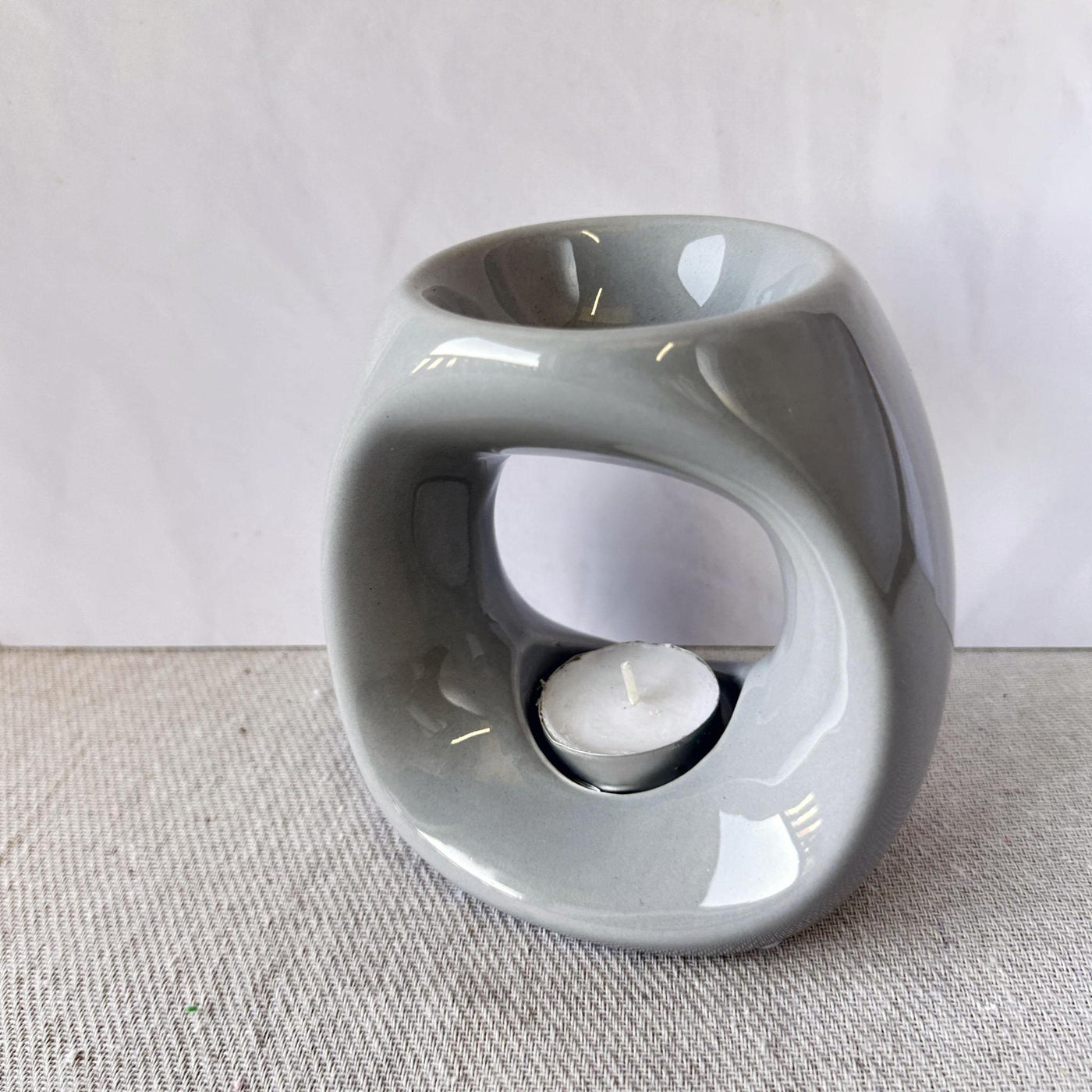 Grey Oval| Wax Melt Burner