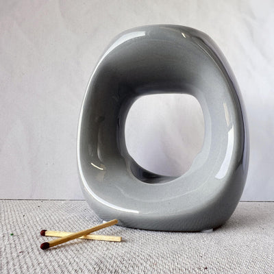 Grey Oval| Wax Melt Burner