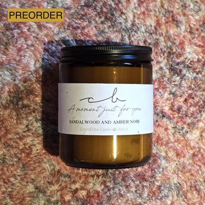 Loved One - Sandalwood and Amber Noir 40 Hour Candle