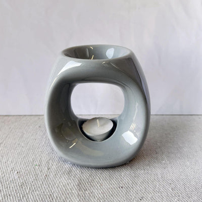 Grey Oval| Wax Melt Burner